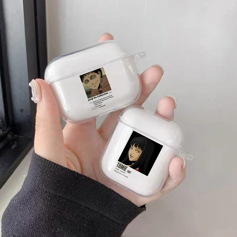 Чехол для наушников Junji Ito с рисунком из аниме ужасы Airpods 1 2 3 Pro чехол беспроводных