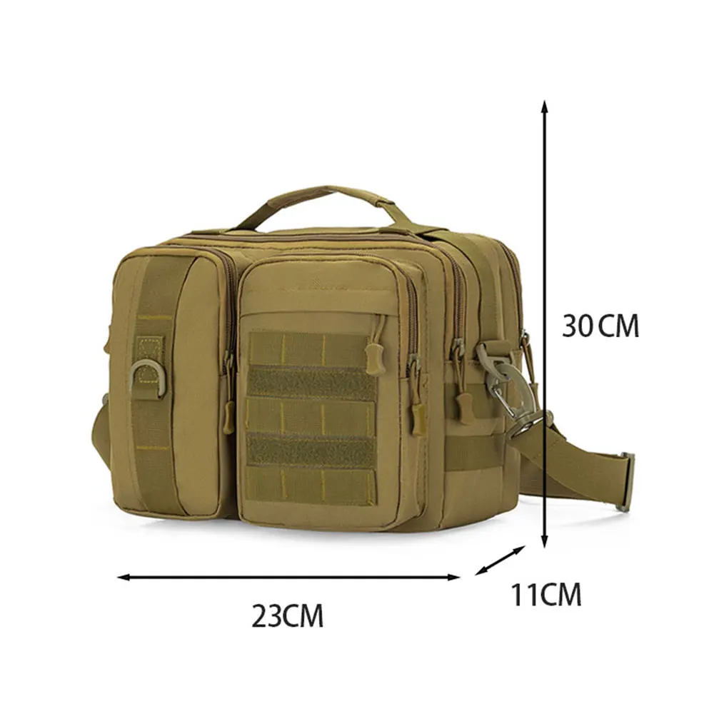 Nylon Tactical Crossbody Bag for Men Hiking Travel