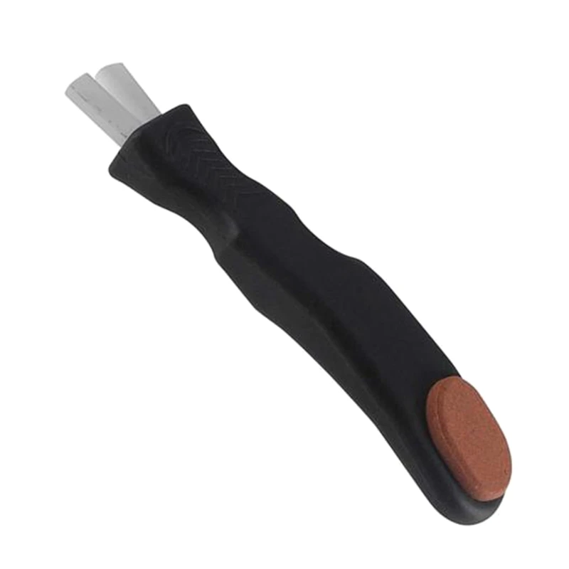 Ice Hockey Skate Sharpener Ice Skate Sharpener Ice Skate Edge Blade Sharpener Grindstone Skates Blade Grinder Sharpening Stone Grinding Tool 24BD