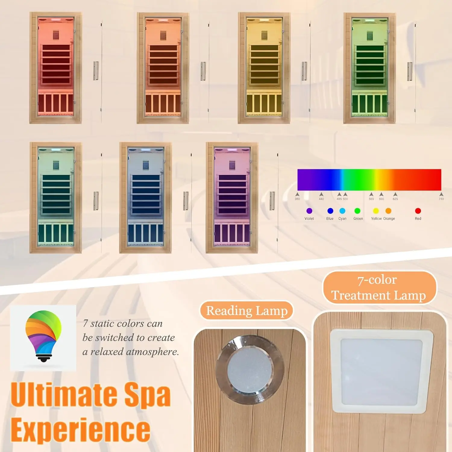 1-Person FAR Infrared Cedar Sauna 4