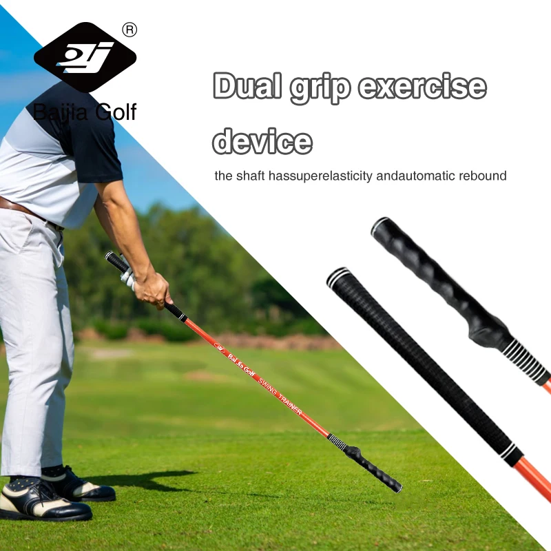 Golf multifunctional double-headed practice stick-improve grip posture and hitting power 2