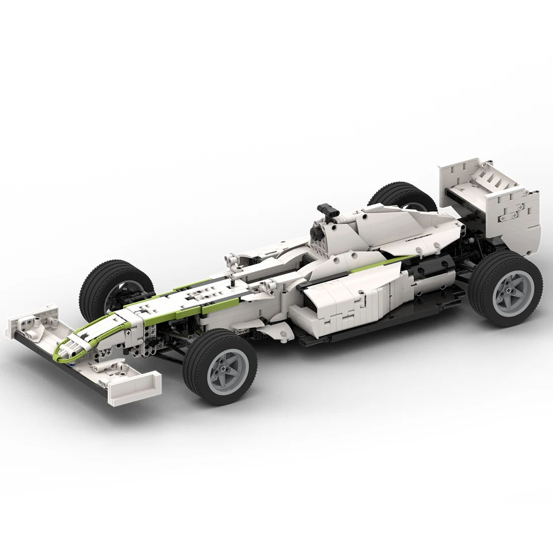 

Authorized MOC-54584 GP BGP001 1:8 Scale Formula Supercar Racing Car Set Designed By Lukas2020