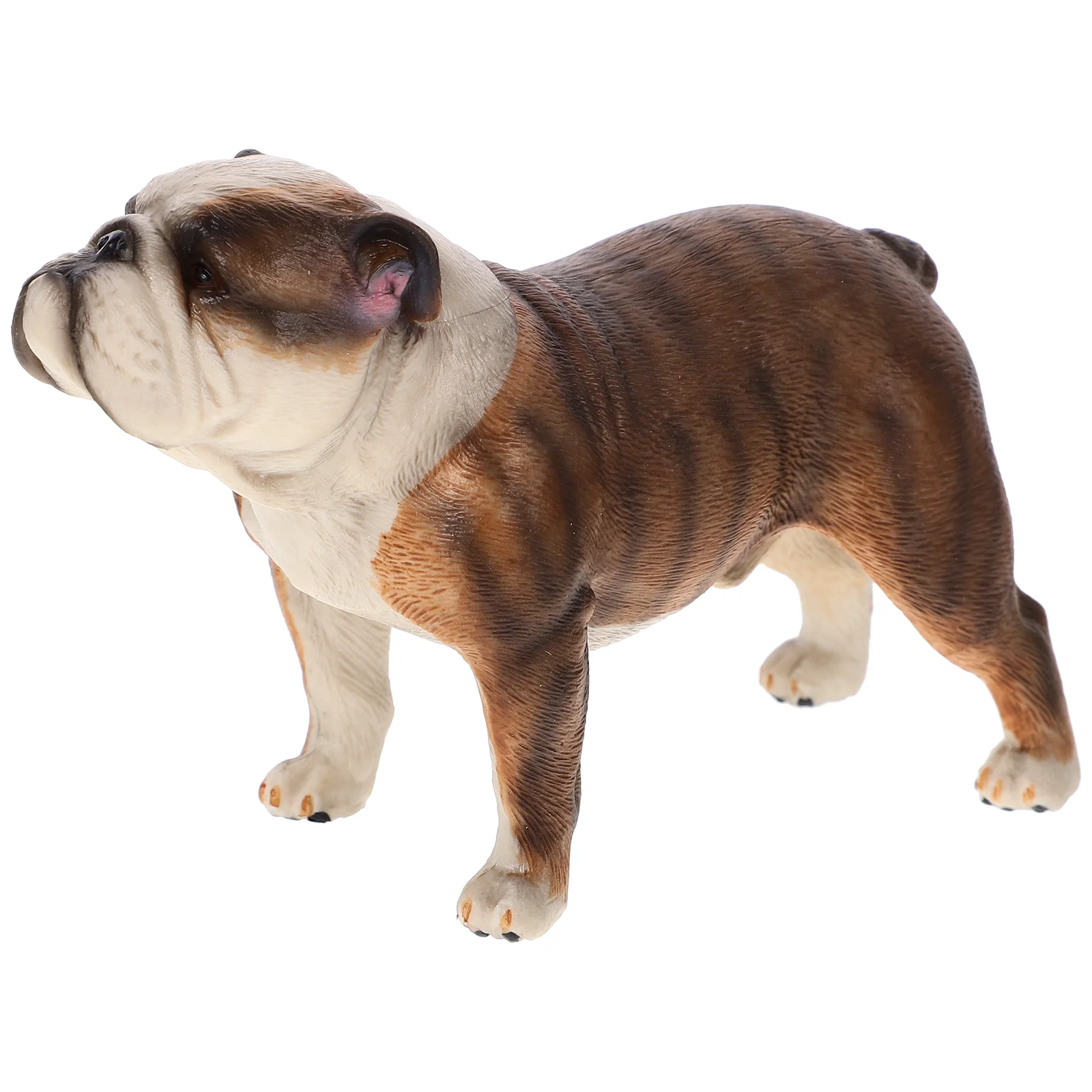 

Realistic Bulldog Figurines Mini Puppy Dog Statue Lifelike Detailed Plastic Puppy Figures Simulation Dog Model Vivid Animals