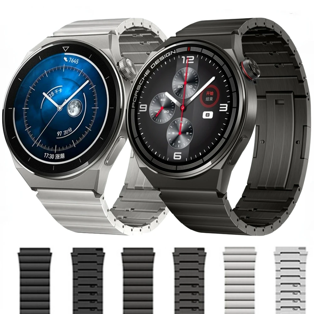 

22mm Titanium Strap for Huawei Watch GT4 GT3 Pro GT2 2e 46mm Bracelet Wristband for Samsung Watch 3 45mm/Gear S3/Amazfit GTR 4 3