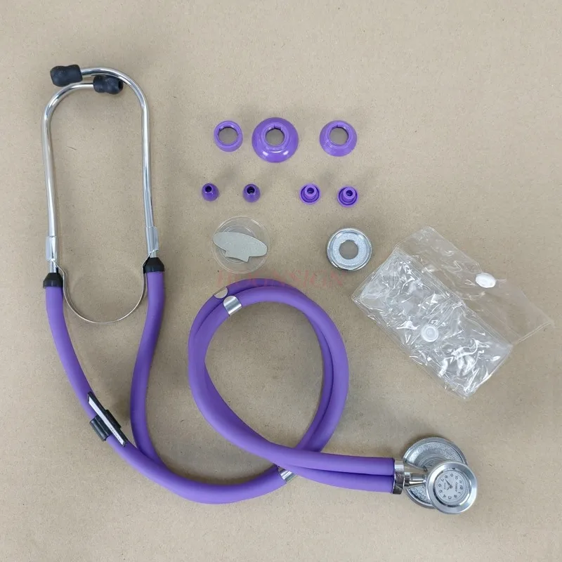 Doctor Medical Stethoscopes with Stethoscope Clock Heart Child Adult Professional Doctor Use Multi Purpose stetoscope dual head stethoscope,medical stethoscope