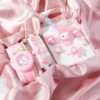 Children's New Cartoon Unicorn Snap Watch + Cute Rainbow Beaded Crown Jewelry Set 1