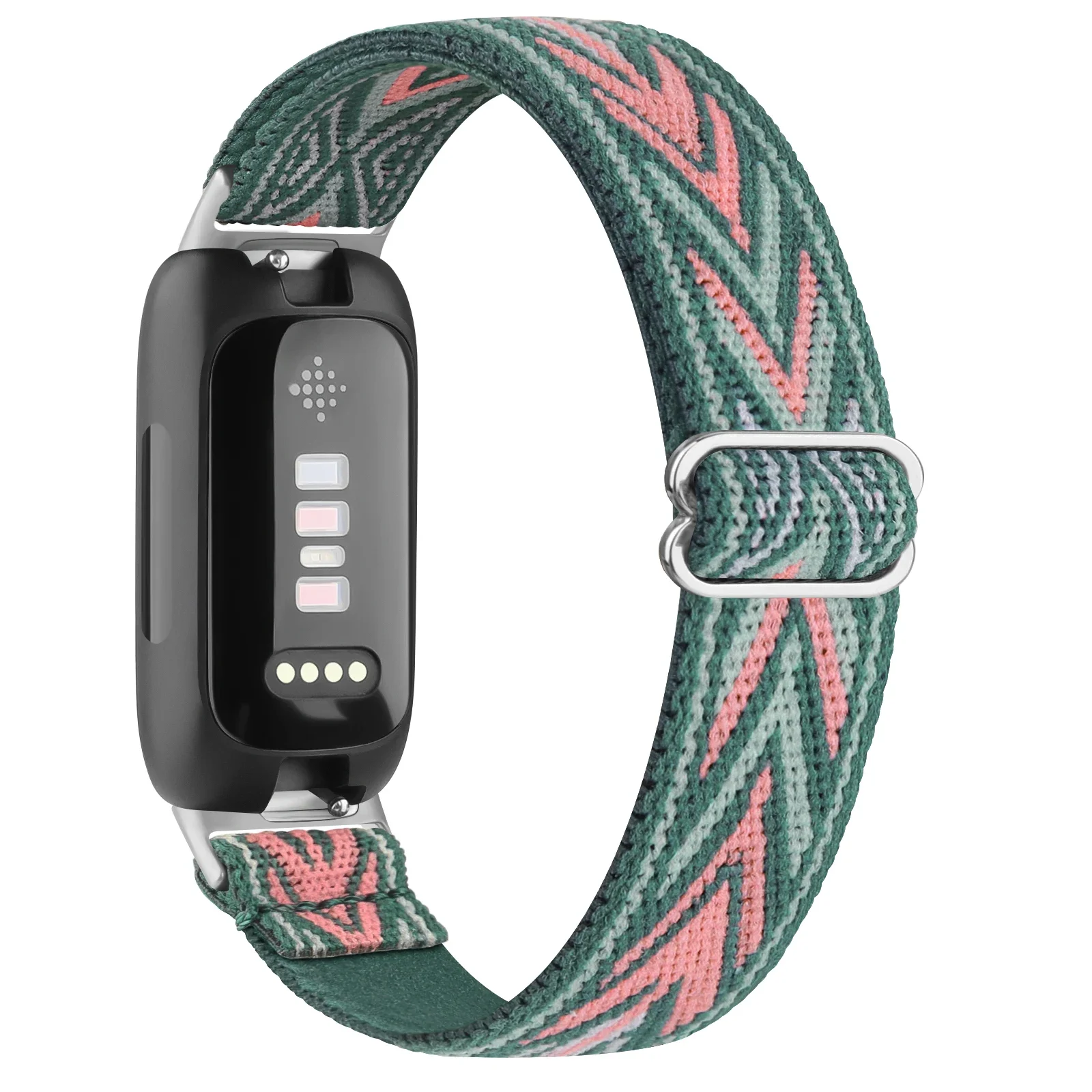 Adjustable Elastic Nylon Wristband Strap Bracelet for Fitbit Inspire and Ace Series
