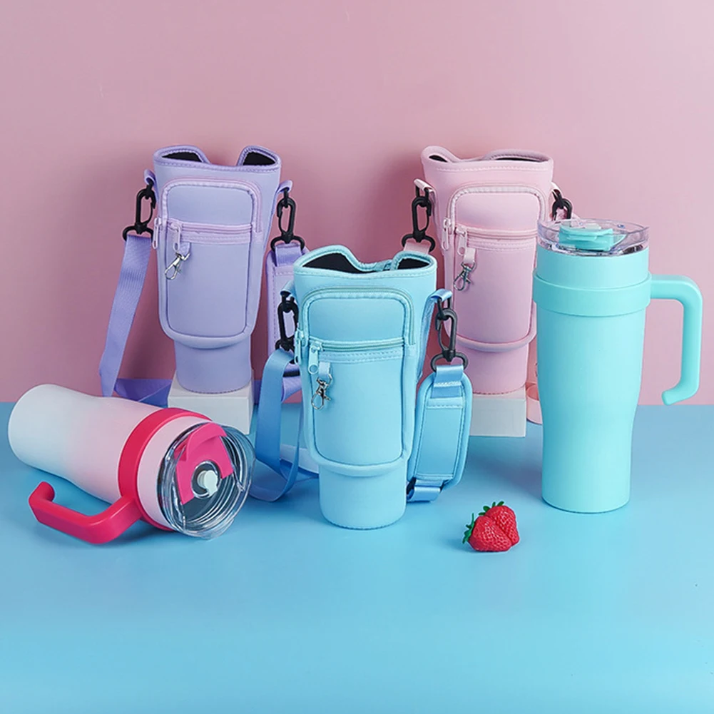 Tumbler Cover Water Bottle Sleeve 40oz For Stanley Quencher