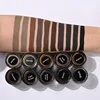 Custom Waterproof Eyebrow Pomade Gel Eyebrow Tint Makeup Enhancer Cosmetic Eye Makeup Eye Brow Cream With Brush 5