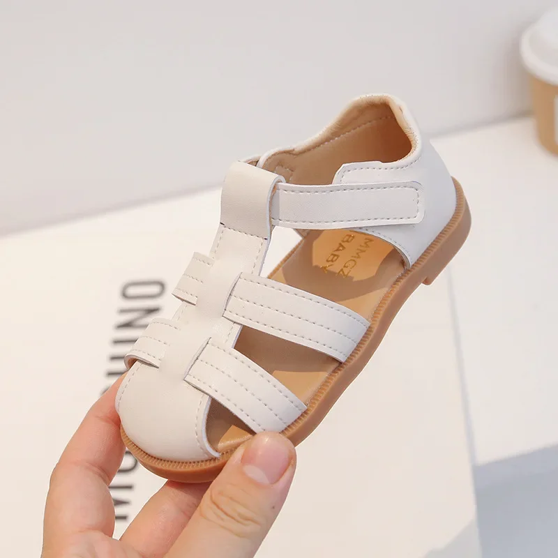 Toddler Sandals Summer Baby Beach Shoes Newborn First Walkers Infant Sandals Baby Boy Girl Sport Close-toed