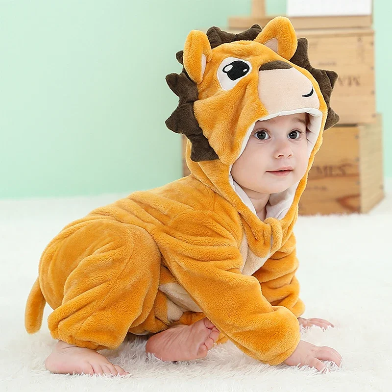 Kigurumi Anime Onesie Kids Unicorn Pajamas 1 2 3 4 Years Duck Bunny Owl Animal Cosplay Clothes Winter Soft Warm Children Pyjamas