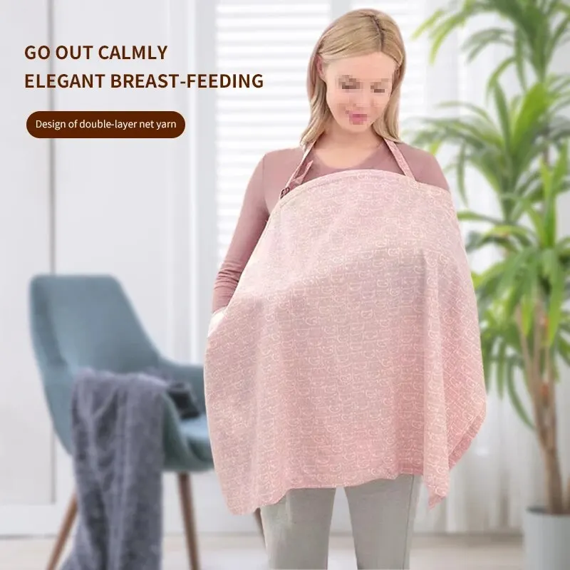 Nursing Towel Breastfeeding Cover 1 PCS Outdoor Nursing Towel Antilight Masking Coat Multifunctional Cover Cape Breathable And Thin In Summer