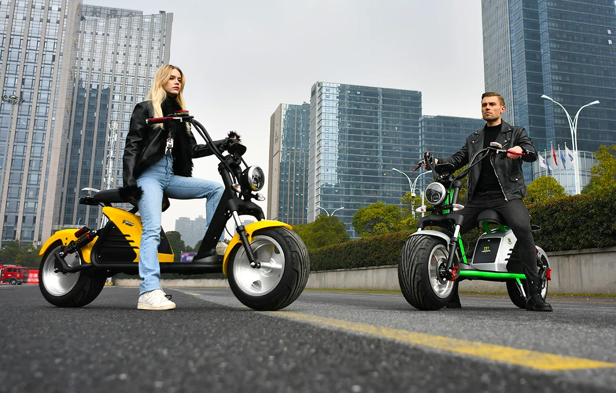 Sportsters Electric Lithium Battery 60V30A3000W City Coco Scooter Bobber Adult Travel Chopper Electric Scooter