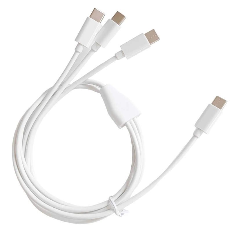 3 in 1 Type C 케이블 USB C to Type C 충전 케이블 전화 태블릿용 데이터 코드