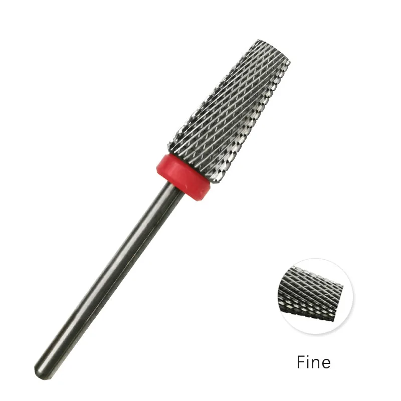 HYTOOS Flat Tapered Cross Teeth Bit 3/32 Carbide Nail Drill Bits Remove Gel Manicure Cutter Electric Drills Nails Accessorie nail drill bit,electric nail drill bit,manicure drill bit