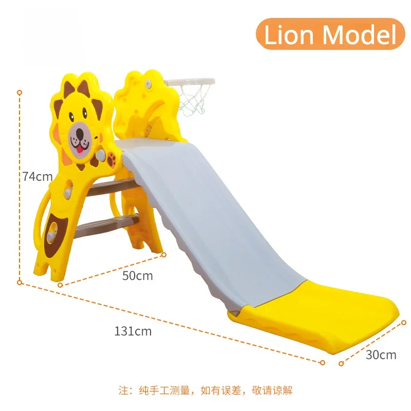 Multifunctional Foldable Slide Rocket Model Indoor Large Playground Toy Baby Home Small Slide Children's Playground