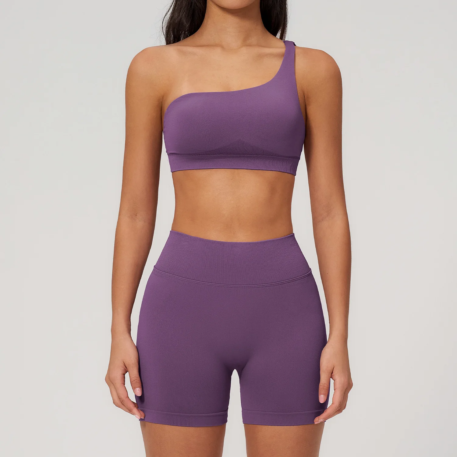 Yoga Sport Outfit For Woman Fitness Women's Two Pieces Short Pant Sets Suits Tracksuit Sportswear Woman Gym Yoga Workout Clothes 4