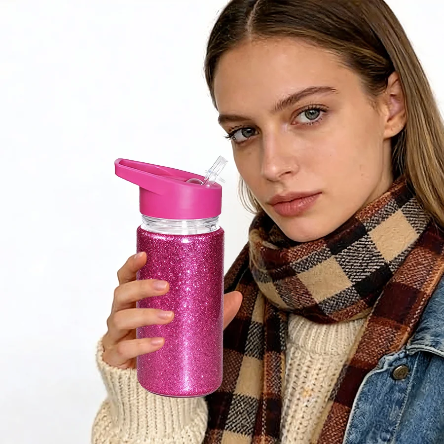 8-Pack 10oz Reusable Water Bottles - view 4