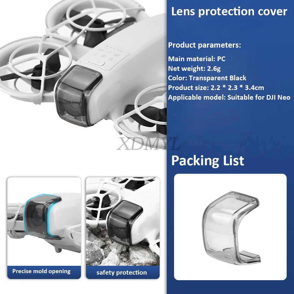Para dji neo lente tampa cardan câmera protetor à prova de poeira lente capa  protetora para dji neo drone acessórios - AliExpress