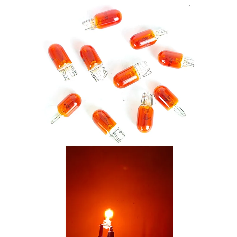 10pcs ڵ T10 12V 194 168 W5W 5W    û    ڹ ҷΰ  ü   