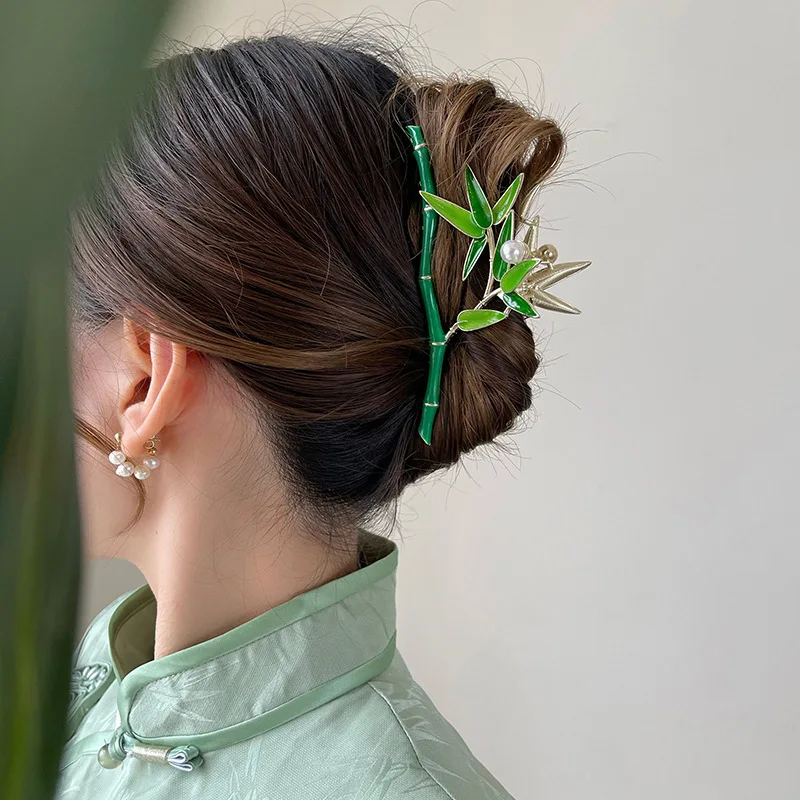 Pearl Fishtail Claw Hair Clips for Women Girls Kawaii
