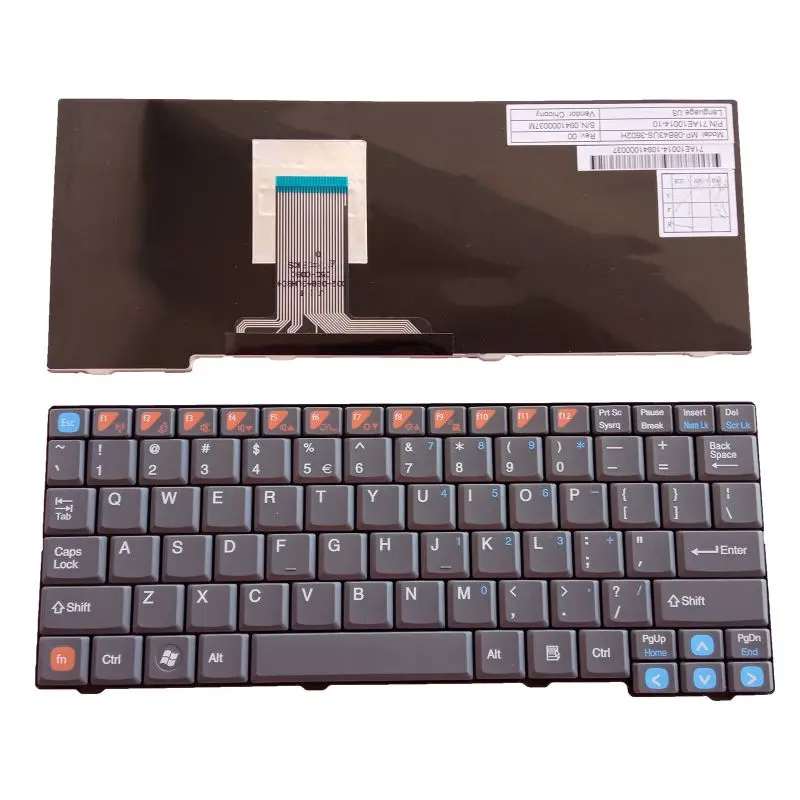 

New US for teclado exo x355 x352 gray laptop keyboard