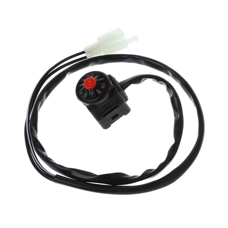 

Motorcycle Kill Switch Red Push Button Horn Starter Dirt Bike ATV UTV Dual Sport