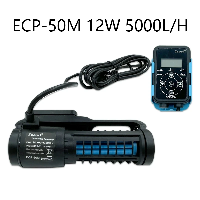 

jebao new SCP-50 ECP-50 WIFI wave pump circulation pump 12W 1500-5000L / H coral tank mini aquarium surfing pump for 8MM glass