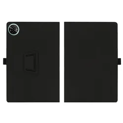 Premium Protective Case for 14 - Inch Tablet - Two - Fold Stand with PU Leather Shell (Black)