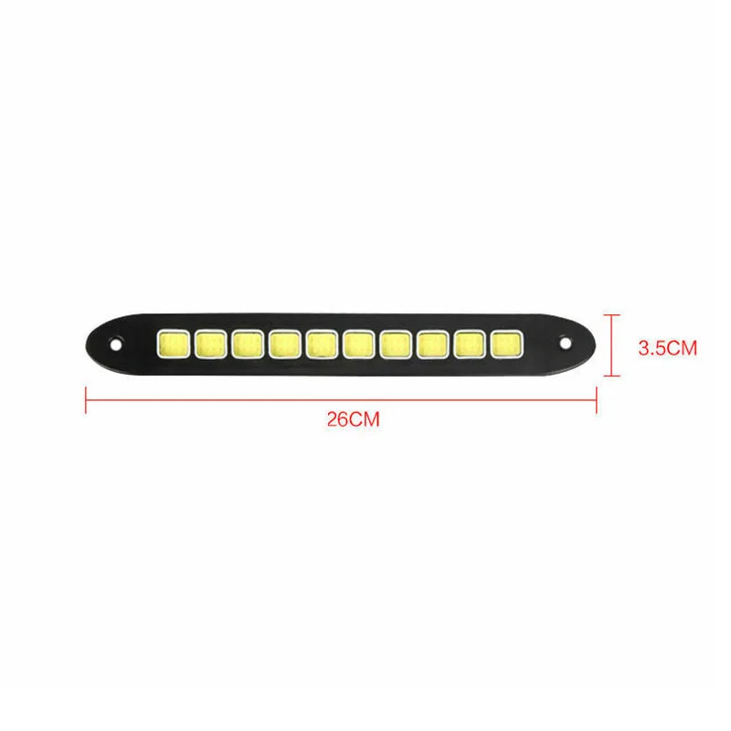 ְ , DRL COB Ʈ , ڵ  , 1X 10LED, 12V
