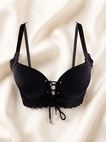 Sexy Thickened Push Up Bra for Women, No Underwire Comfort Bras with Adjustable Drawstring, Padded Bralette Beautiful Back Desig - Image 3