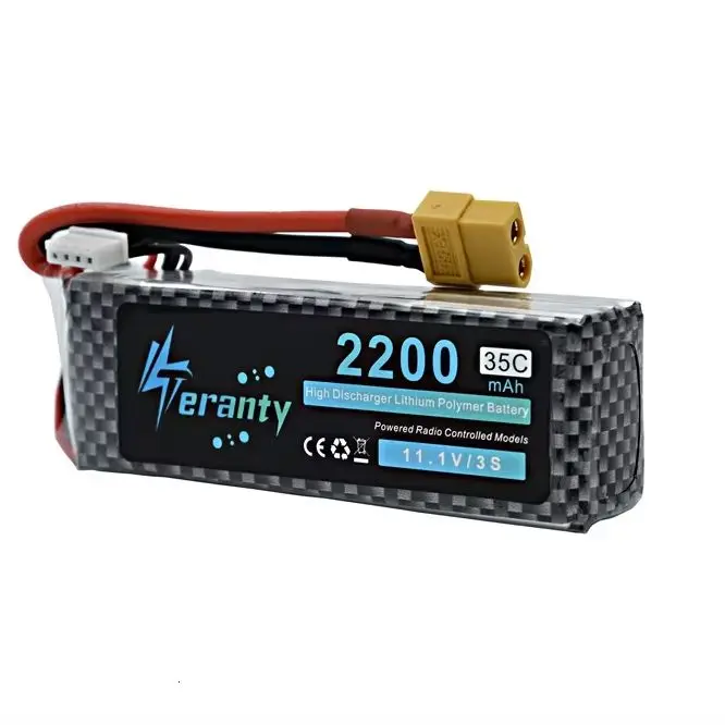 3S Lipo 11.1v 1500mAh 2200mAh 3300mAh 4200mAh 5200mAh 10800mAh Battery For RC Car/Airplane/Helicopter 11.1v Rechargeable Battery 4