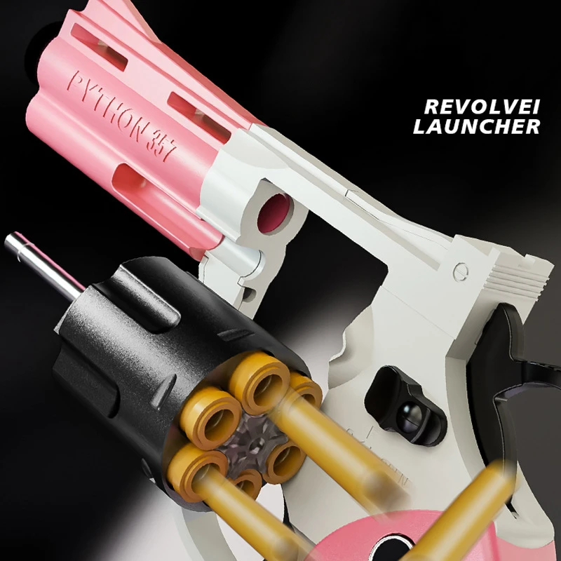 Jinzhaolai Child Safe Toy Gun Launcher Zp5 Revolver Soft Bullet