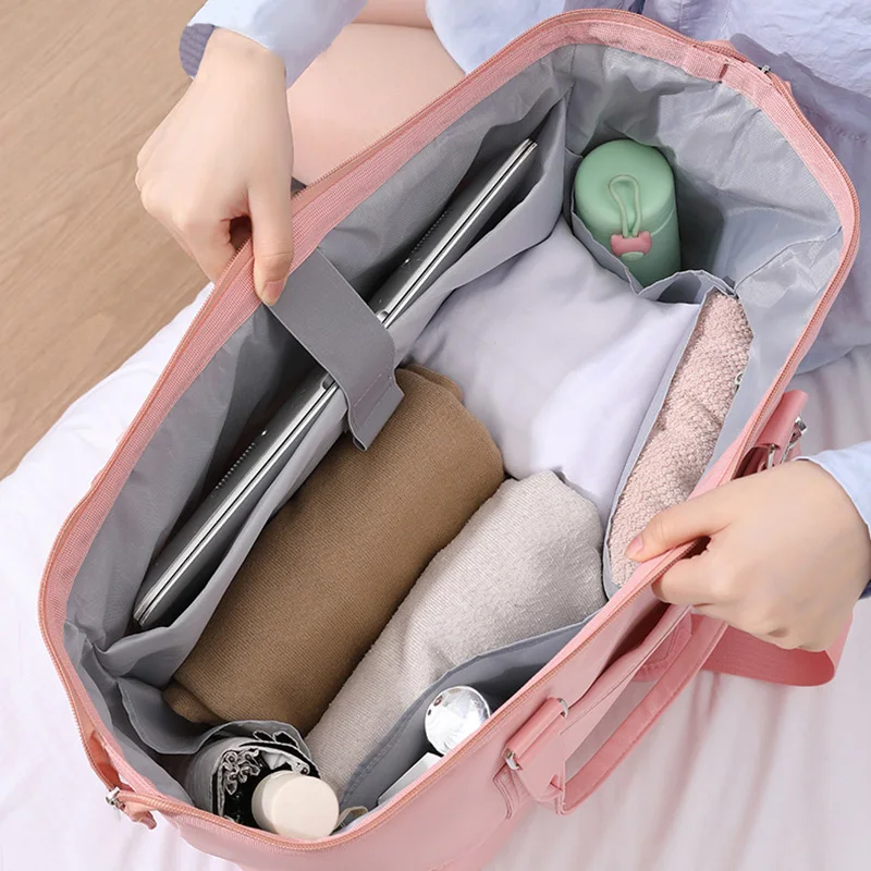 Travel Bag Large Capacity Luggage Dry Wet Separation Storage Bags Sports Fitness Leisure Multi-function Shoulder Crossbody Y24A