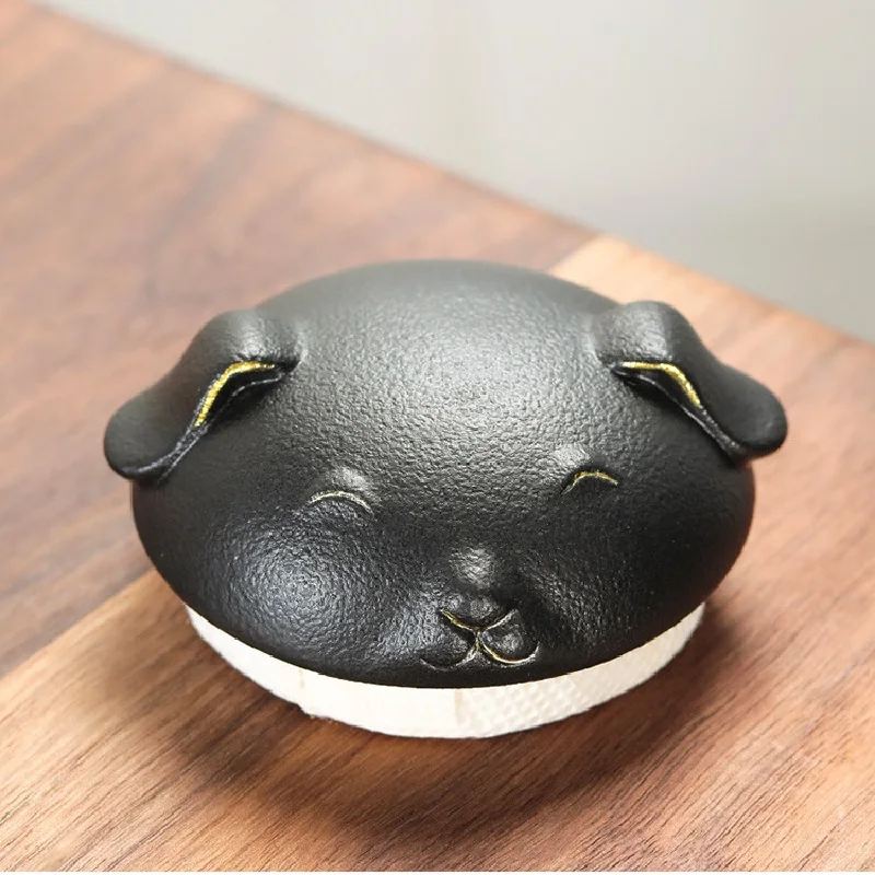 Cremation Urn New Urn Pet Ashes Cat Shape Memorial Handcrafted Black Decorative Funeral Panda Cat Dog