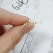 

2022 Cute Woman Rings Korean Fashion Gothic Accessories Gold Women's Heart Geometric Open Ring Gold Jewelry Engagement Ring