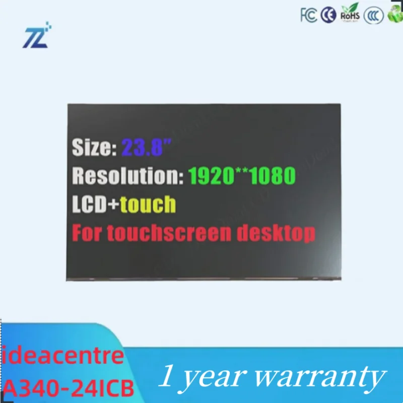 

FRU 01AG986 LCD Touch Screen Display Panel Replacement FHD 23.8 For Lenovo ideacentre A340-24ICB