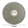 4" 100mm Coated Flat Lap Wheel Lapidary Polishing Grinding Disc 80~3000Grit For Jewelry Jade Crystal Glass Polishing 4