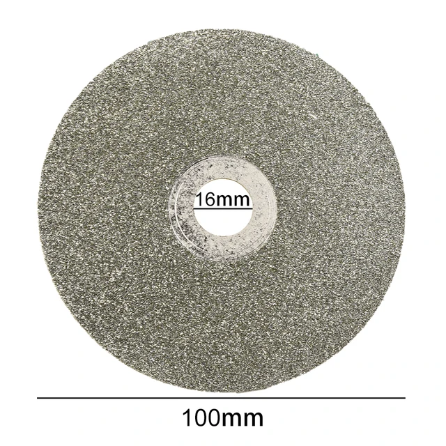 4" 100mm Coated Flat Lap Wheel Lapidary Polishing Grinding Disc 80~3000Grit For Jewelry Jade Crystal Glass Polishing 4