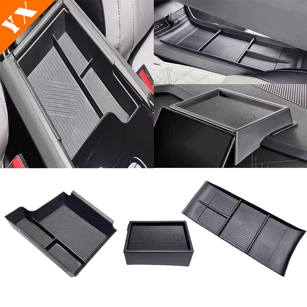 

For GEELY ATLAS/BOYUE COOL 2023-2024 Accessories Abs Plastic Car Central Console Storage Box Car Front Door Armrest Storage Box