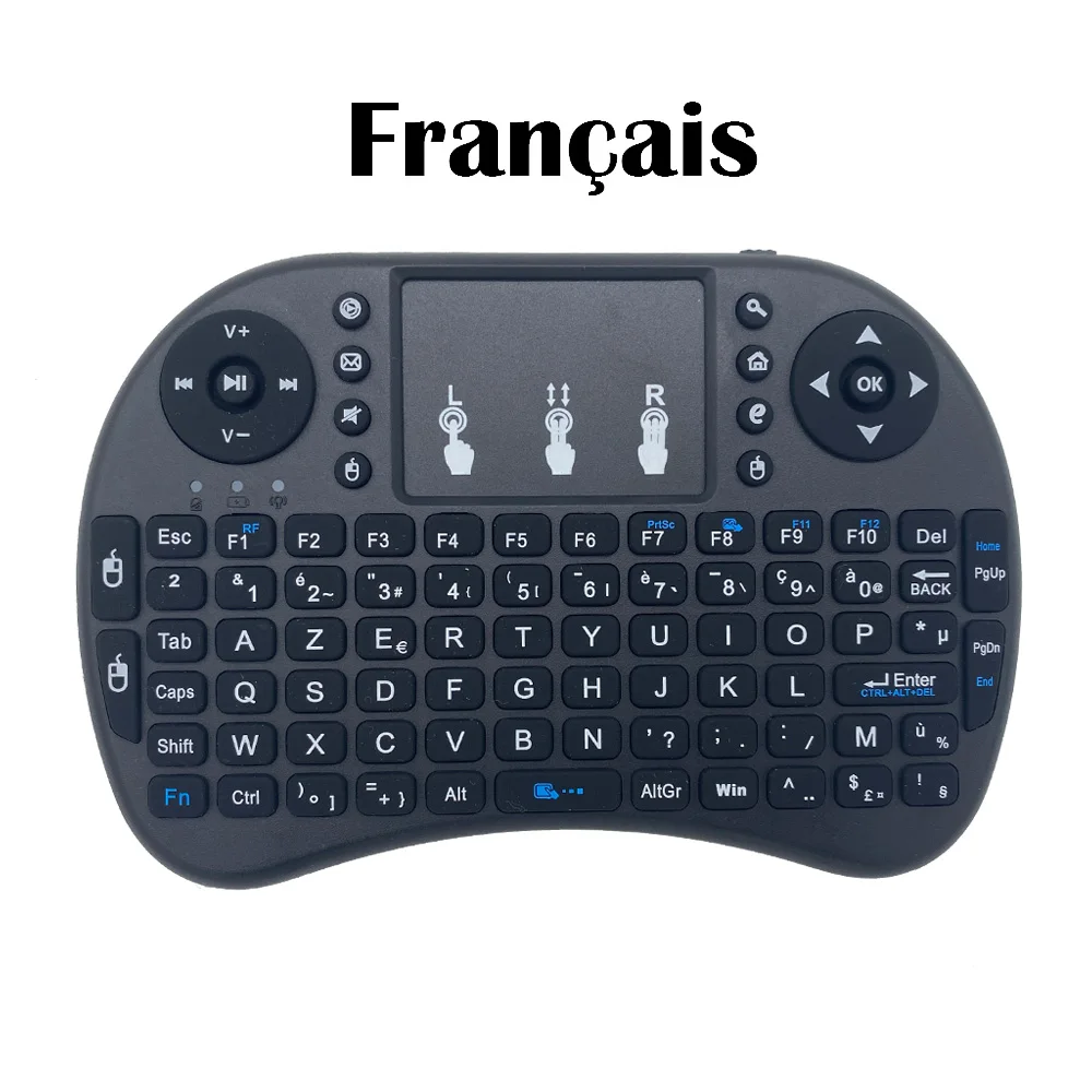 Compact Wireless Touch Keyboard with Air Mouse Functionality – Multilingual Edition