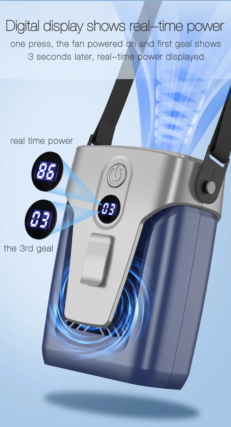 Рисунок 4 - Подвесной зарядный USB-вентилятор на талию