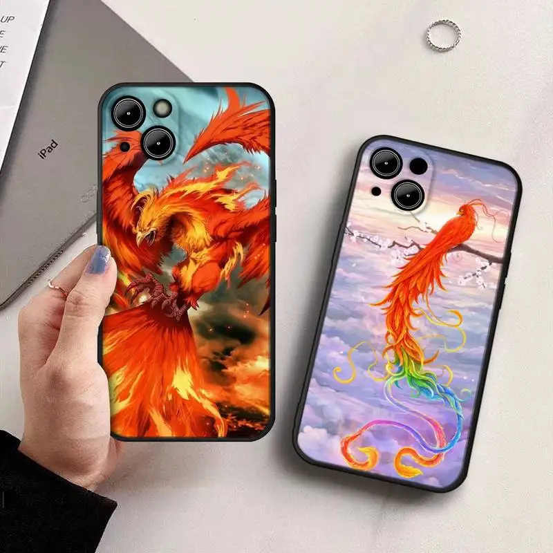Fire Phoenix Bird Phone Case For Iphone 13 Promax 11 12 13 Pro Max Mini X Xr Xs Max 7 8 Plus 6S Plus 6 6S 2020 Se Phone Case