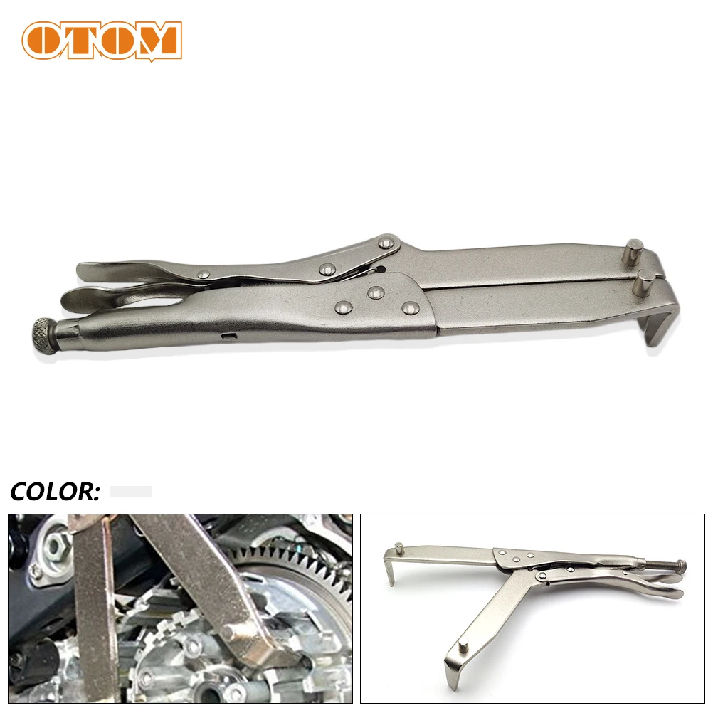 

OTOM Universal Motorcycle Tools Clutch Pliers Holding Wrench Motocross Scooter Clutch Hub Basket Flywheel Repair Removal Puller