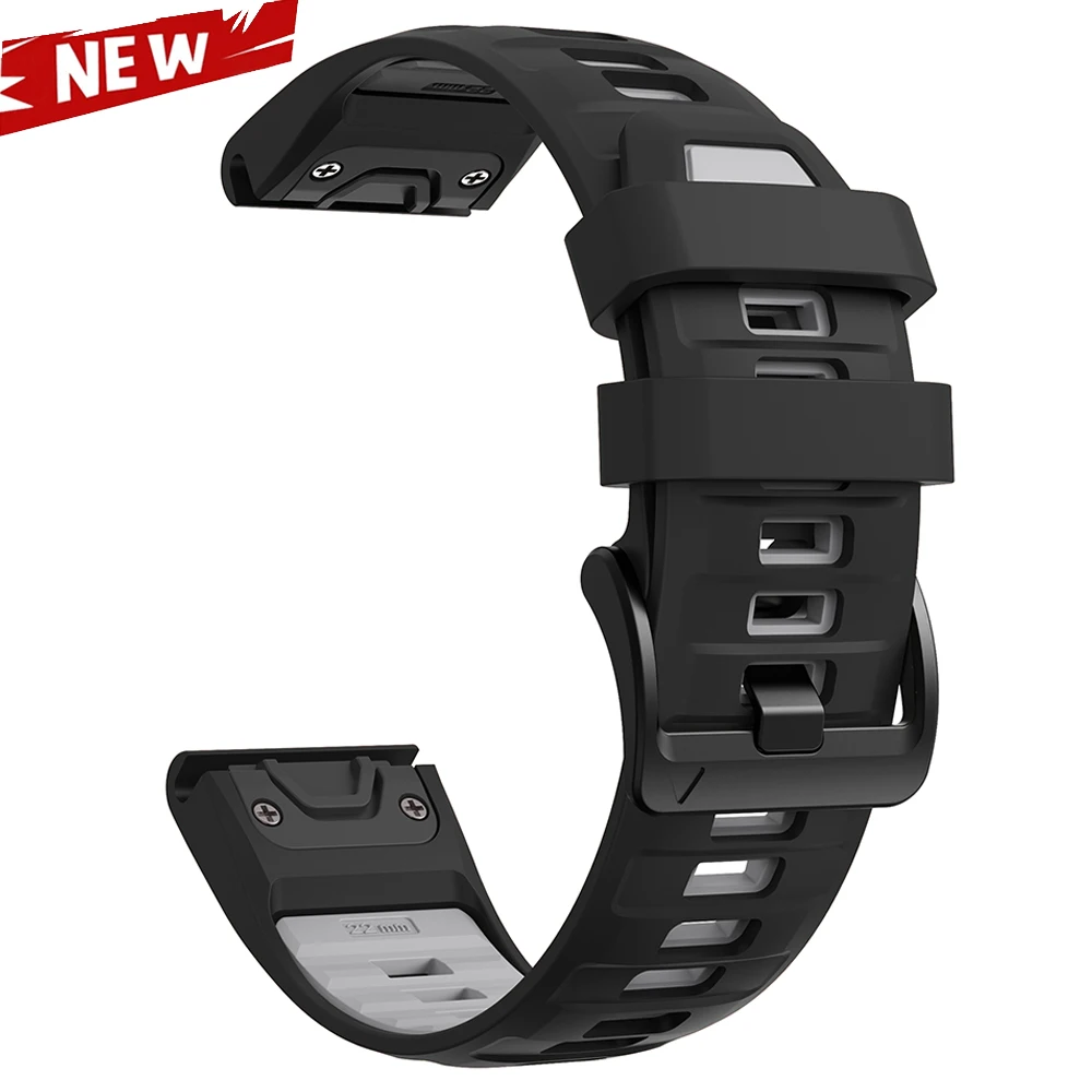 Premium Sport Rubber Bracelet for Fenix8 Watch - Durable and Stylish Strap