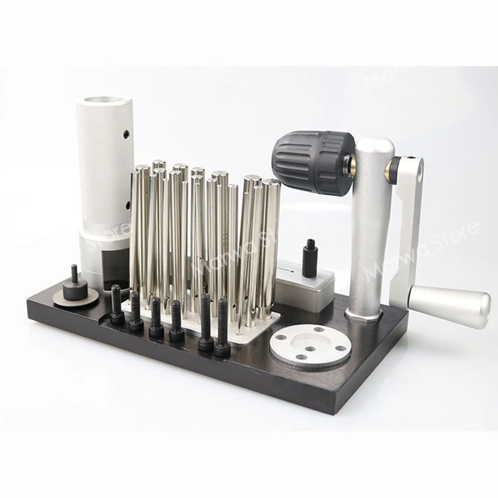 Manual Jump Ring Maker Machine Stainless Steel Hardness Tool with 20 2.5-12MM Mandrel Accessory Jewelry Making Jeweler