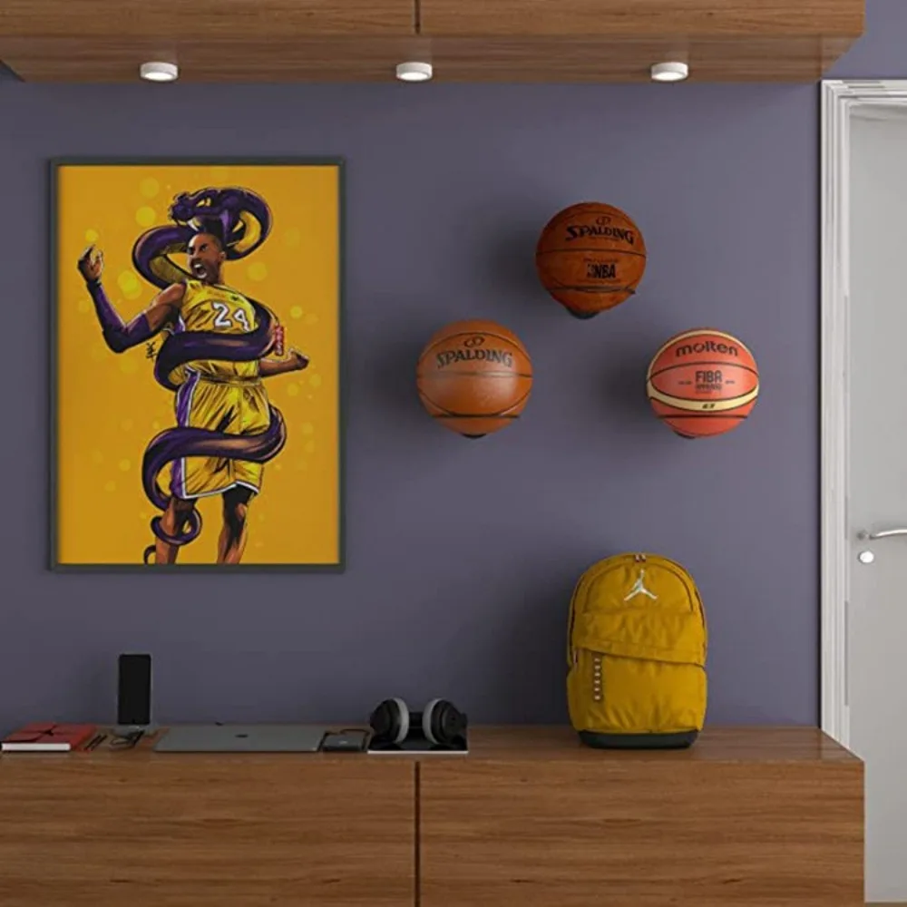 Description Picture 5 of itemWall Mounted Ball Hoop Perfect for Organize Soccer, Basketball, Volleyball，Rugby Football，American Football Accessories