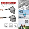 Retractable Fishing Landing Net with Telescoping Pole Foldable Handle for Kids Men Freshwater Saltwater Fly Fishing Carp net 3