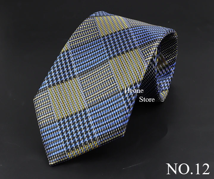 Neue Herren klassische Krawatte gestreifte Blumen grün blau All-Match Jacquard Krawatte für Business Hochzeit Abschluss ball täglich tragen Accessoires – Detail 13