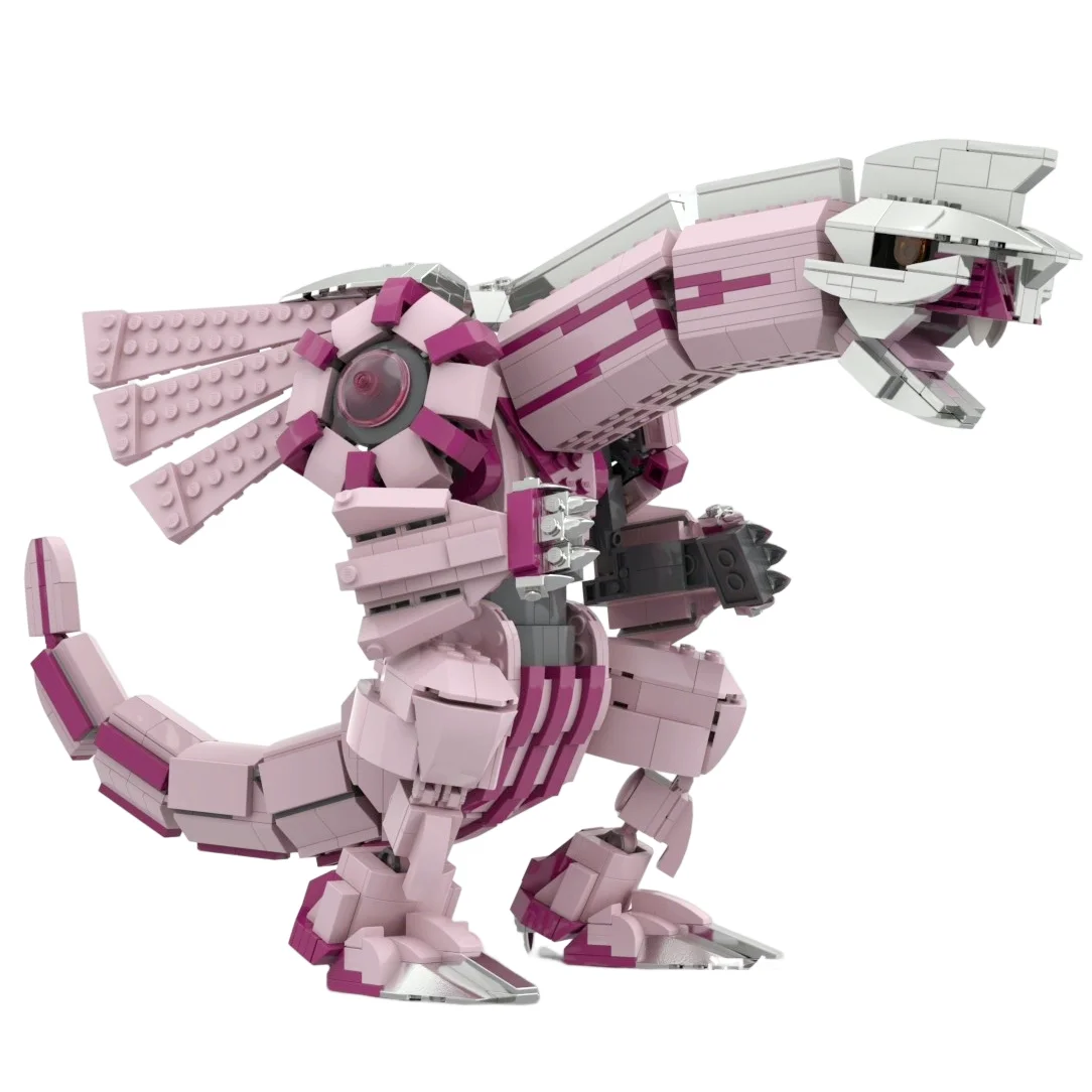 

Moc Big Size Pokemon Palkia BRICKHEADZ Building Blocks Mini Action Figure Toy
